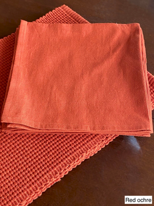 Homespun cotton napkin set (6)