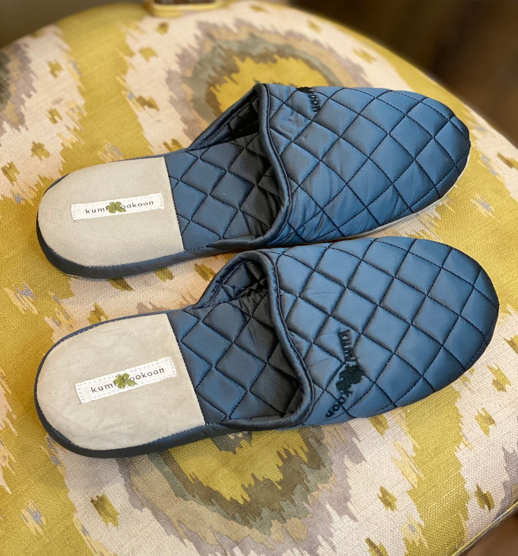Luxurious Kumi Kookoon silk slippers