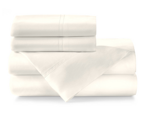 Lyric 500tc cotton percale sheets by Peacock Alley
