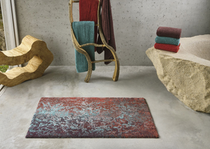 Abyss Habidecor Rust bath rug. Made in Portugal.