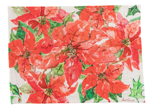 April Cornell Poinsettia placemat sets of 4
