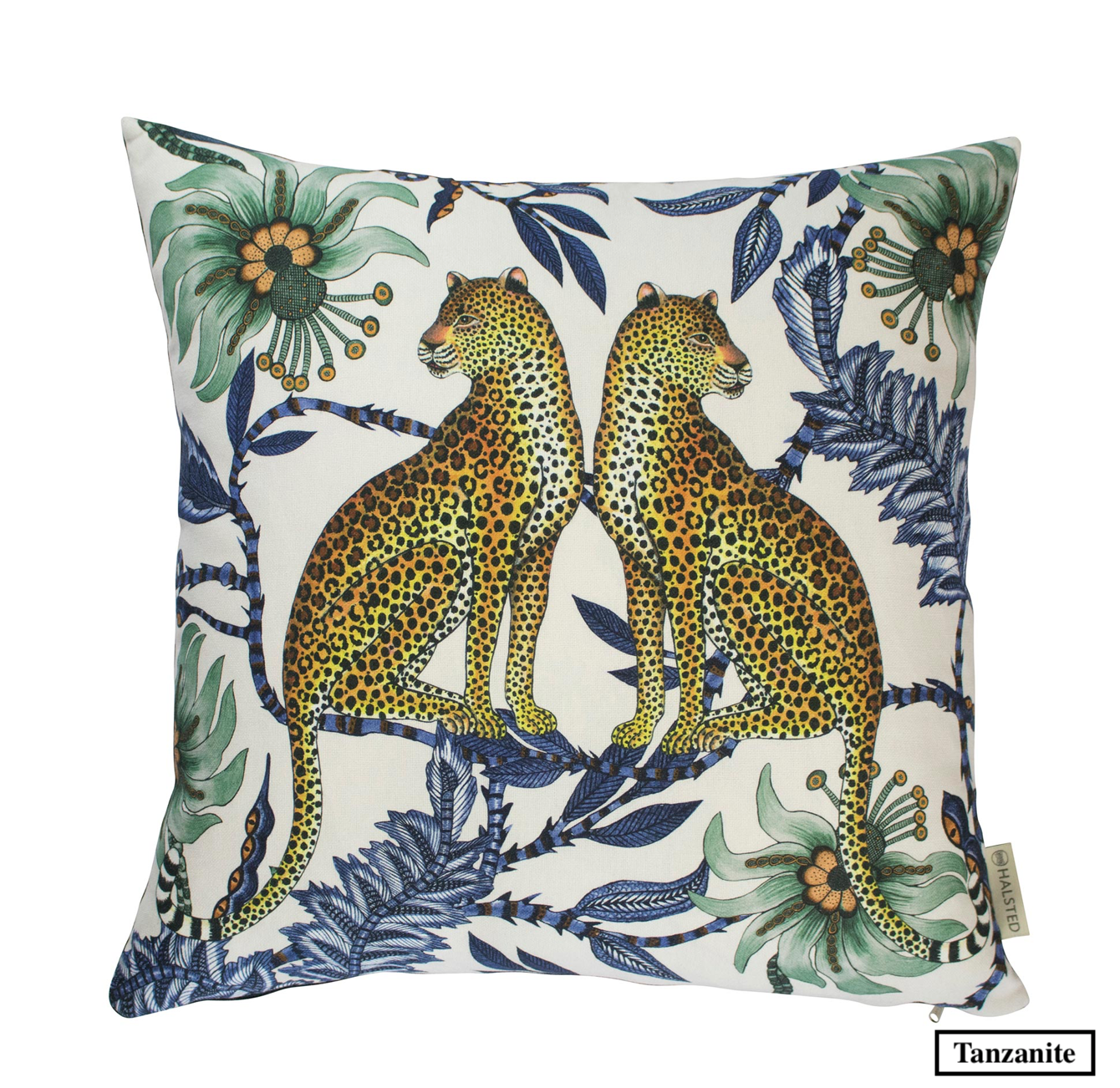 Ardmore Lovebird Leopard pillows from South Africa