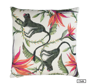 Ardmore Monkey Paradise cotton pillows from South Africa