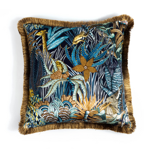 Ardmore Sabie Forest Dawn velvet pillows from South Africa