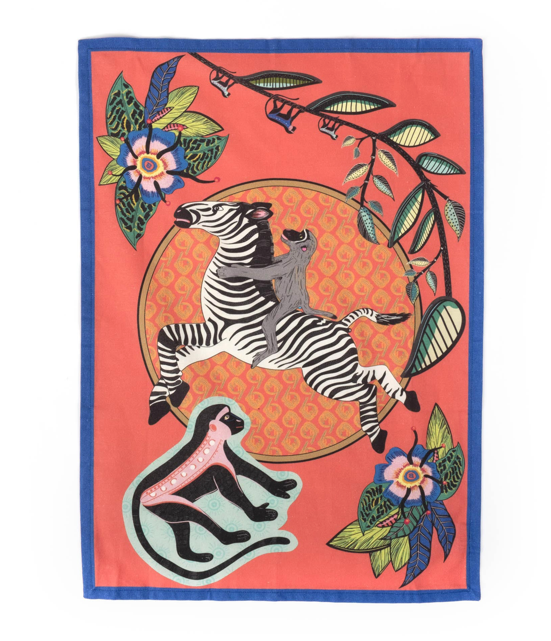 Ardmore Zebra Rider tea towels from South Africa