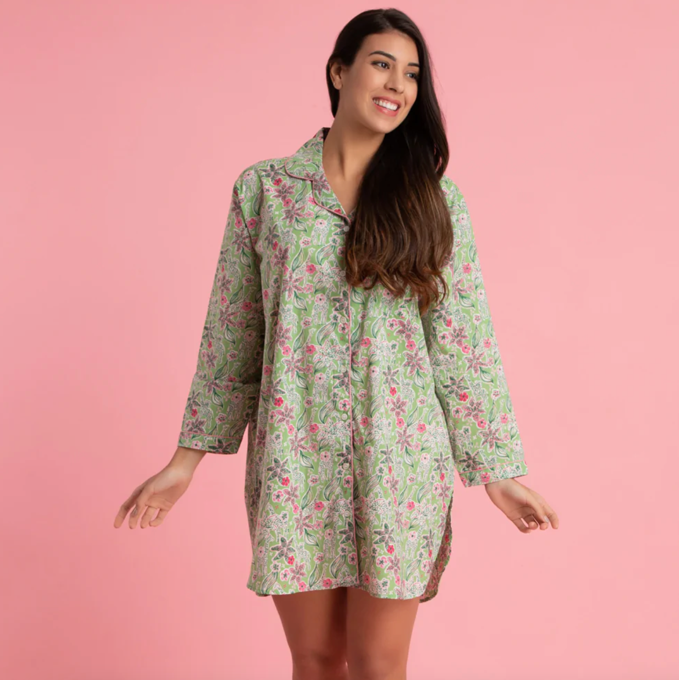 Neville cotton nightshirt by Mahogany