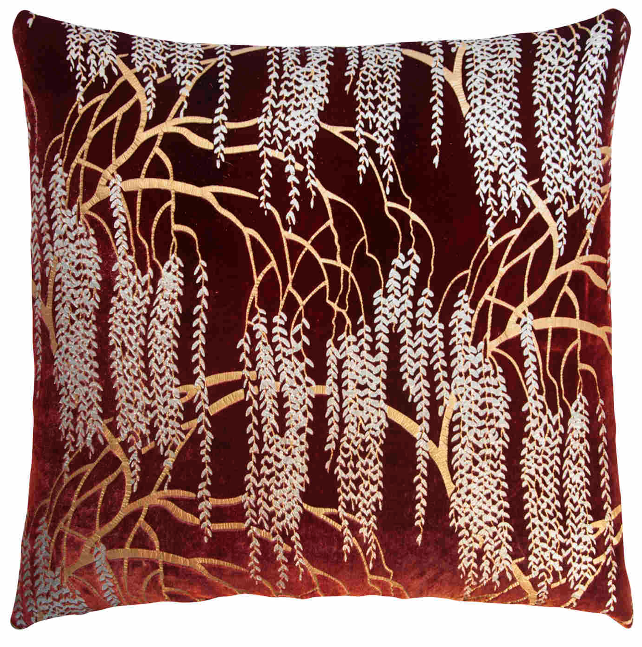 Kevin O Brien Willow Paprika Pillows