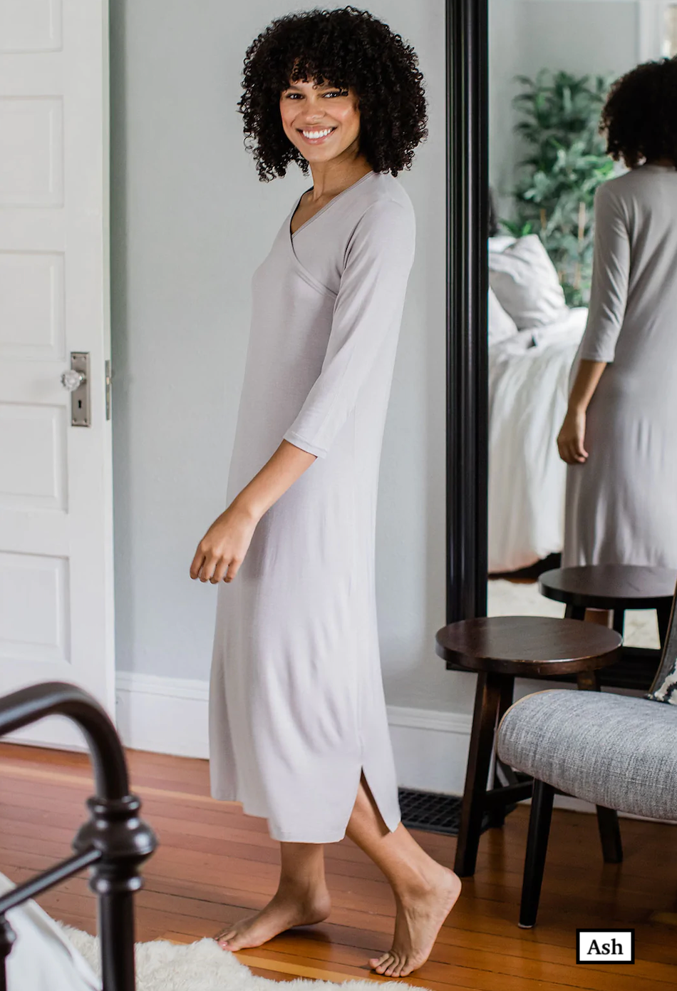 Haley bamboo long night gowns by Yala