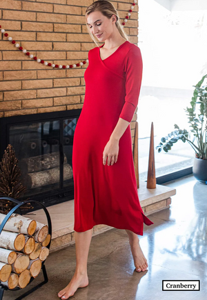 Haley bamboo long night gowns by Yala