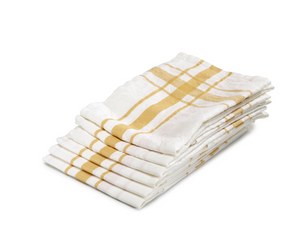 Libeco Camaret Gold linen tea towels