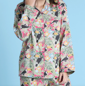 Toucan cotton pajamas by Mahogany