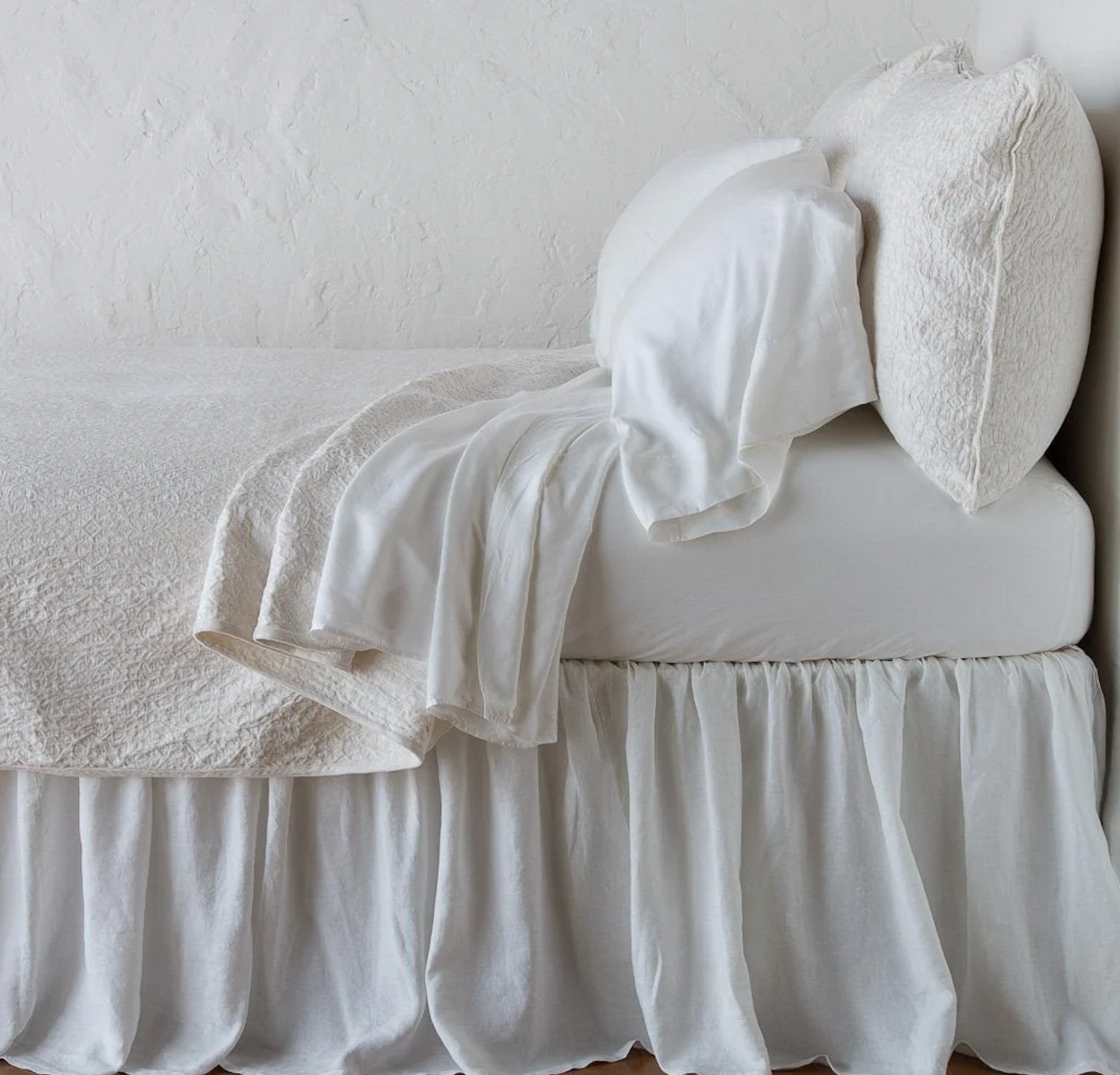 Vienna Winter White coverlets by Bella Notte