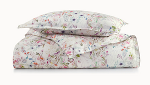 Chloe cotton duvet covers by Peacock Alley