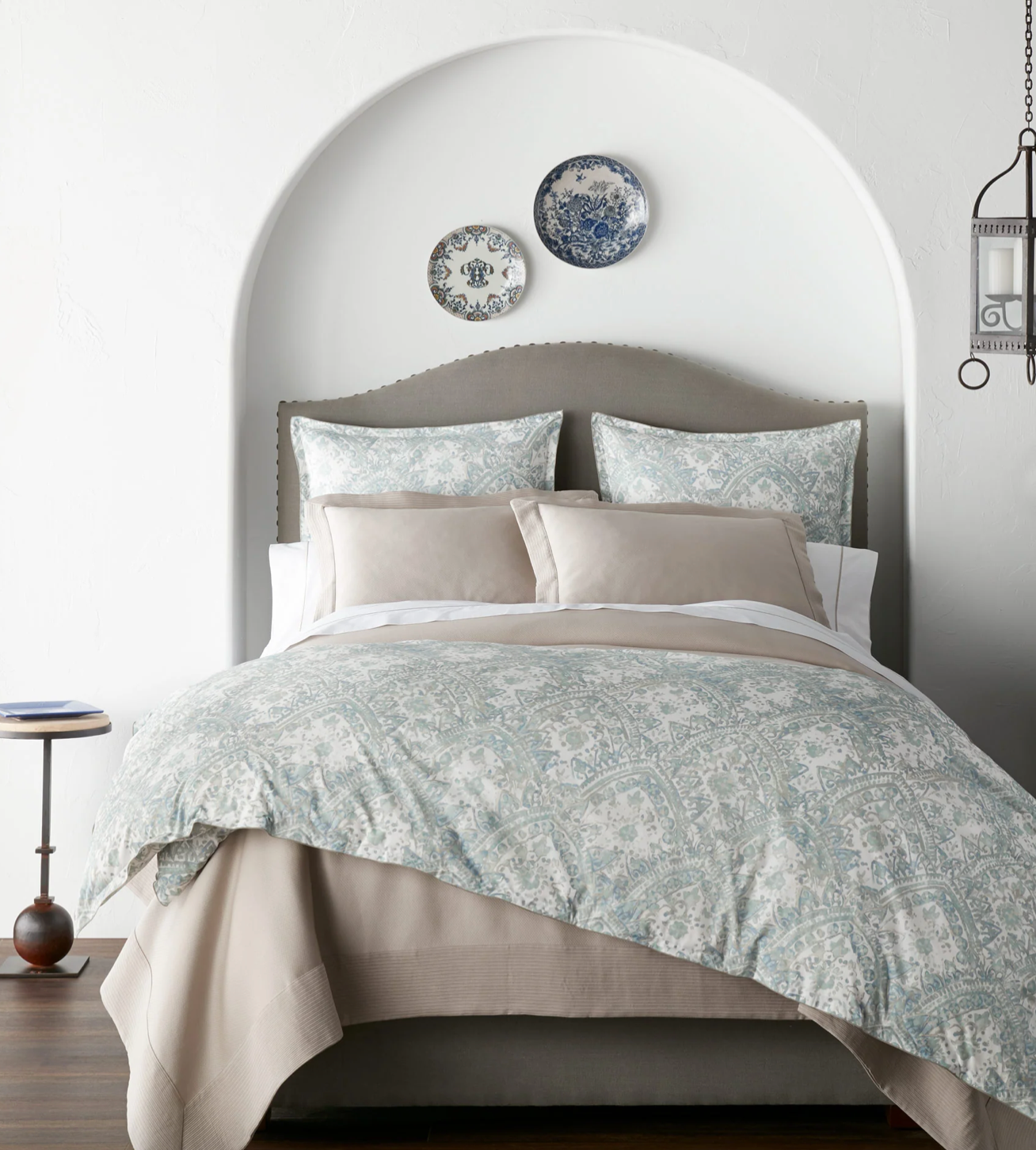 Seville cotton percale duvet cover by Peacock Alley