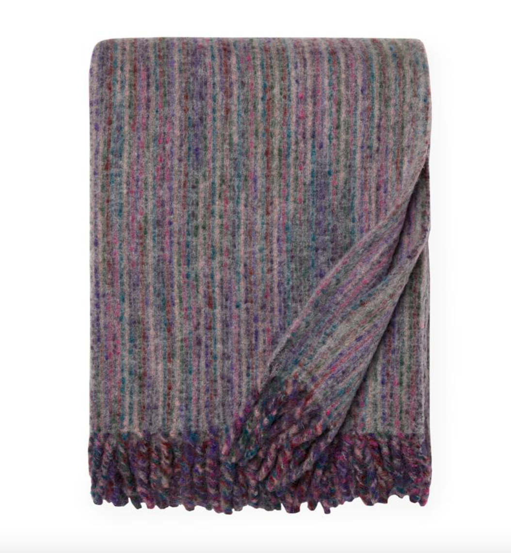Colorato alpaca and wool throws by Sferra