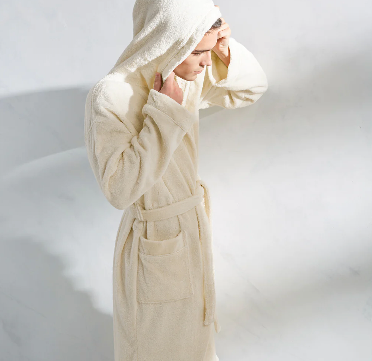 Contempo Terry Cotton Hooded Robes by Kassatex