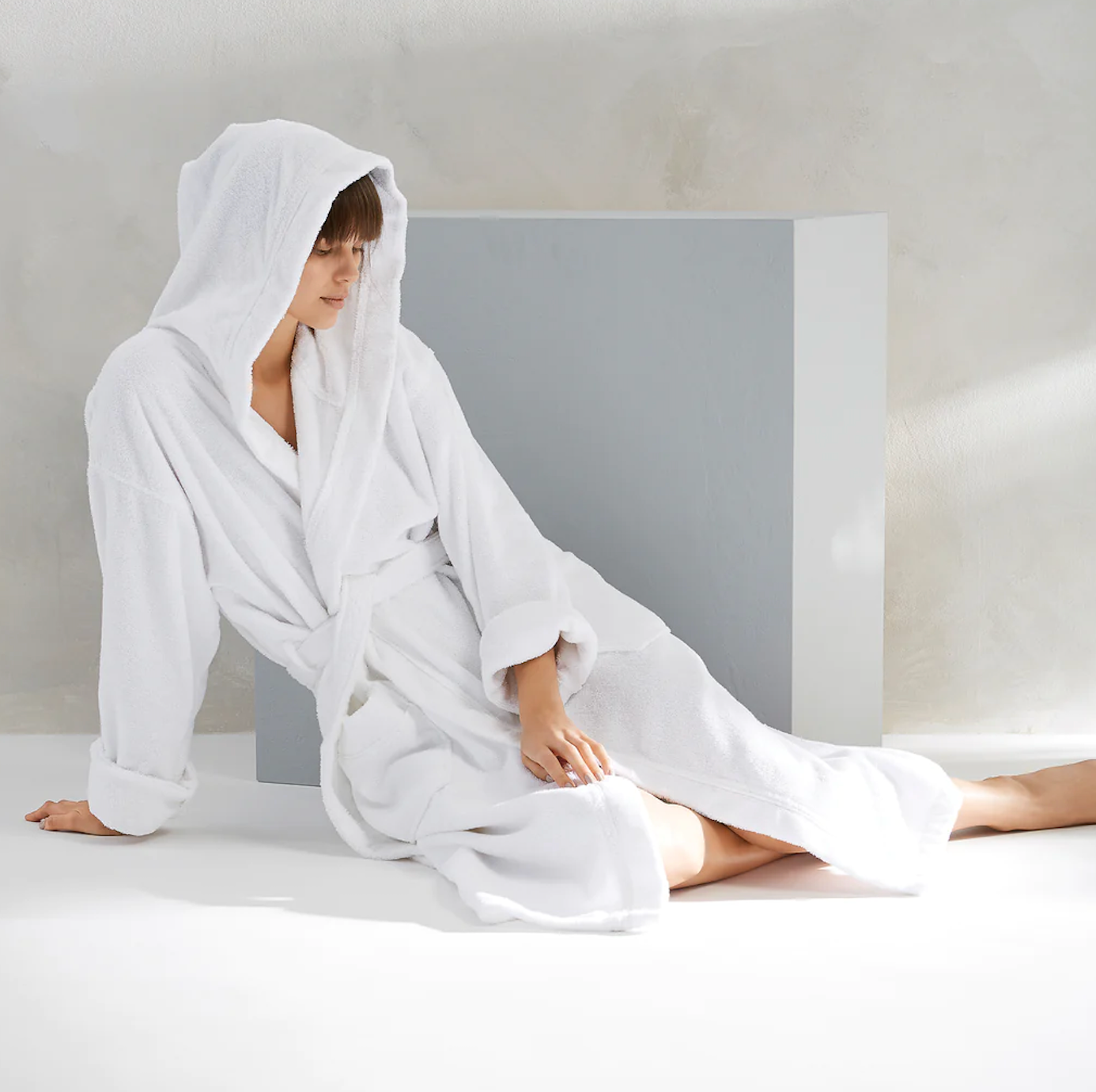 Contempo Terry Cotton Hooded Robes by Kassatex