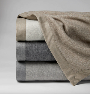 Nerino merino wool blanket by Sferra