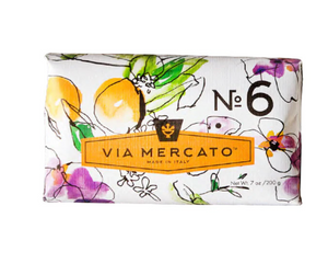 Fig, Orange Blossom & Cedarwood soap bar by Via Mercato