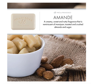Amande soap bar by Pré de Provence