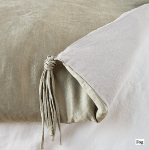 Taline silk & linen bed end by Bella Notte (**to order)