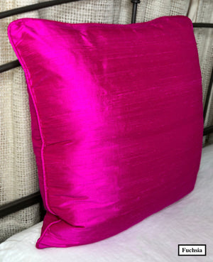 Dupioni silk pillows