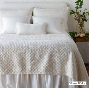 Silk Velvet Quilted coverlet by Bella Notte (**to order)